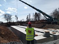Kostelec nad Černými lesy, nádrže na záchyt hrubých nečistot, odlučovač ropných látek, požární nádrž, nádrž na užitkovou vodu, retenční nádrž, armaturní šachta, jímka na vyvážení, vodoměrná šachta, db betonové jímky